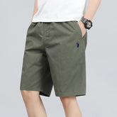 Ralph Lauren Men's Cotton Casual Shorts – Classic Loose Fit Summer Shorts