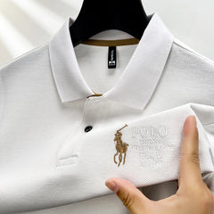 Men's Short Sleeve Polo Shirt – Classic Collared Cotton T-Shirt