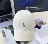 Ralph Lauren Embroidered Corduroy Baseball Cap – Vintage Casual Style