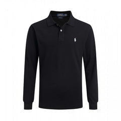 Ralph Lauren Classic Cotton Polo Shirt – Long Sleeve Smart Casual Top