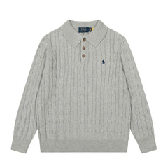 Ralph Lauren Woll-Kaschmir-Zopfstrickpullover