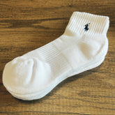 Ralph Lauren Men's Premium Cotton Mid Crew Socks – Soft Breathable Everyday Comfort