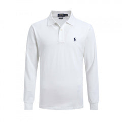 Ralph Lauren Classic Cotton Polo Shirt – Long Sleeve Smart Casual Top