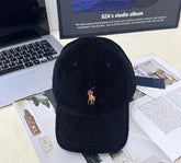 Ralph Lauren Premium Corduroy Cap – Classic Embroidered Baseball Hat