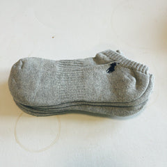Ralph Lauren Men's Premium Cotton No-Show Socks – Soft Breathable Everyday Comfort
