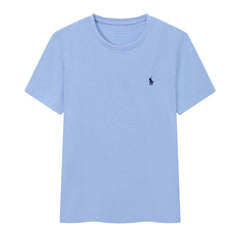 Ralph Lauren Classic Cotton Crew Neck T-Shirt – Short Sleeve Casual Tee