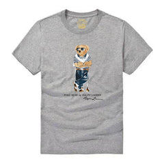 Ralph Lauren Polo Bear Graphic T-Shirt – Premium Cotton Short Sleeve Crew Neck