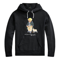 Ralph Lauren Men's Polo Bear Printed Hoodie – Premium Cotton Streetwear Sweatshirt