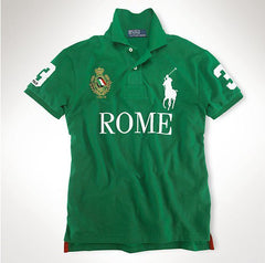 Men's Premium Cotton City Polo Shirt – Short Sleeve Classic Collar Tee