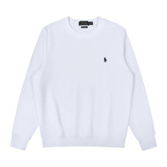 Ralph Lauren Men's Cotton Crew Neck Sweatshirt – Classic Pullover Fleece
