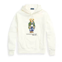 Ralph Lauren Men's Cotton Hoodie with Polo Bear Print – Everyday Street Style