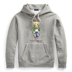 Ralph Lauren Men's Cotton Hoodie with Polo Bear Print – Everyday Street Style