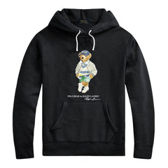 Ralph Lauren Men's Bear Graphic Sweatshirt – Cotton Hooded Pullover