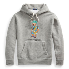 Ralph Lauren Streetwear Hoodie – Polo Bear Printed Cotton Pullover