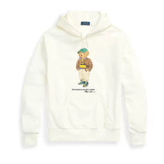Ralph Lauren Premium Cotton Hoodie – Cartoon Bear Graphic Streetwear