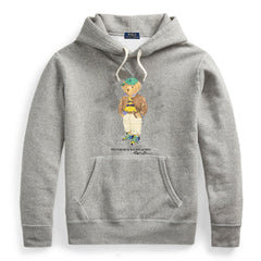 Ralph Lauren Premium Cotton Hoodie – Cartoon Bear Graphic Streetwear