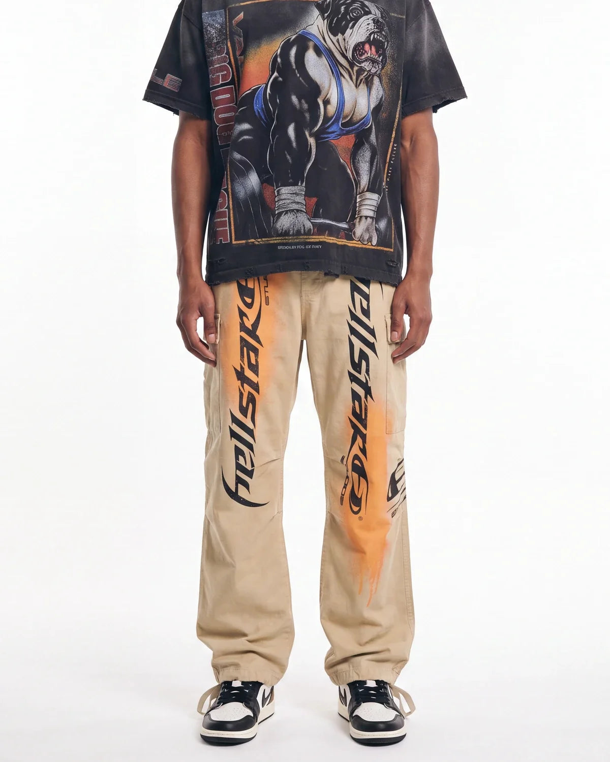 Hellstar Spray Paint Studio Cargos