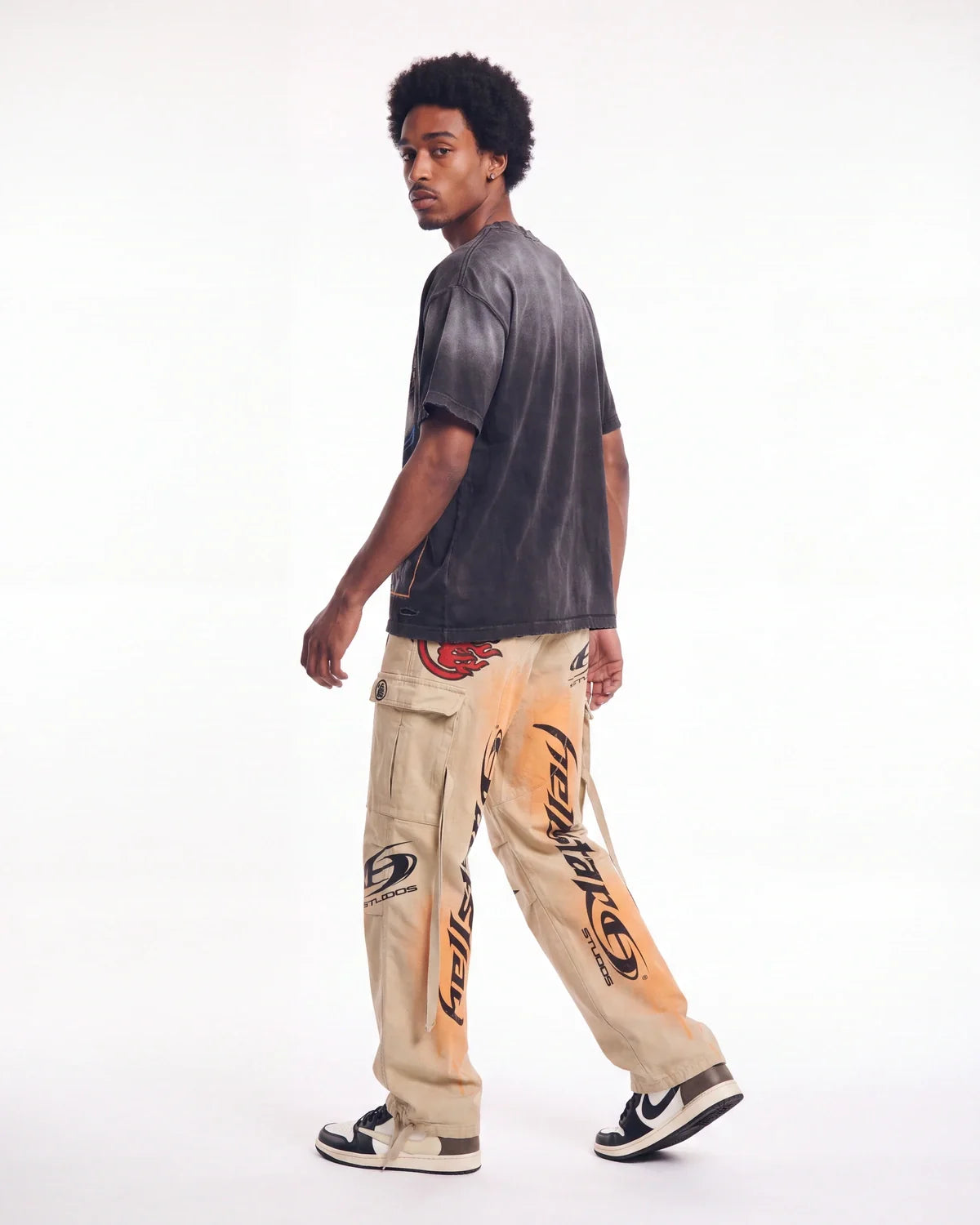 Hellstar Spray Paint Studio Cargos
