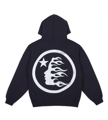 Hellstar Studios Basic Logo Hoodie Faded Black