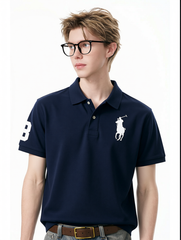 Ralph Lauren Men's Premium Cotton Short Sleeve Polo Shirt – Classic Fit