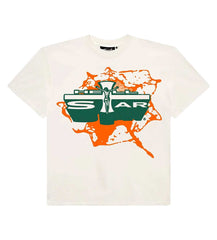 Hellstar Jesus Tee Cream/Orange