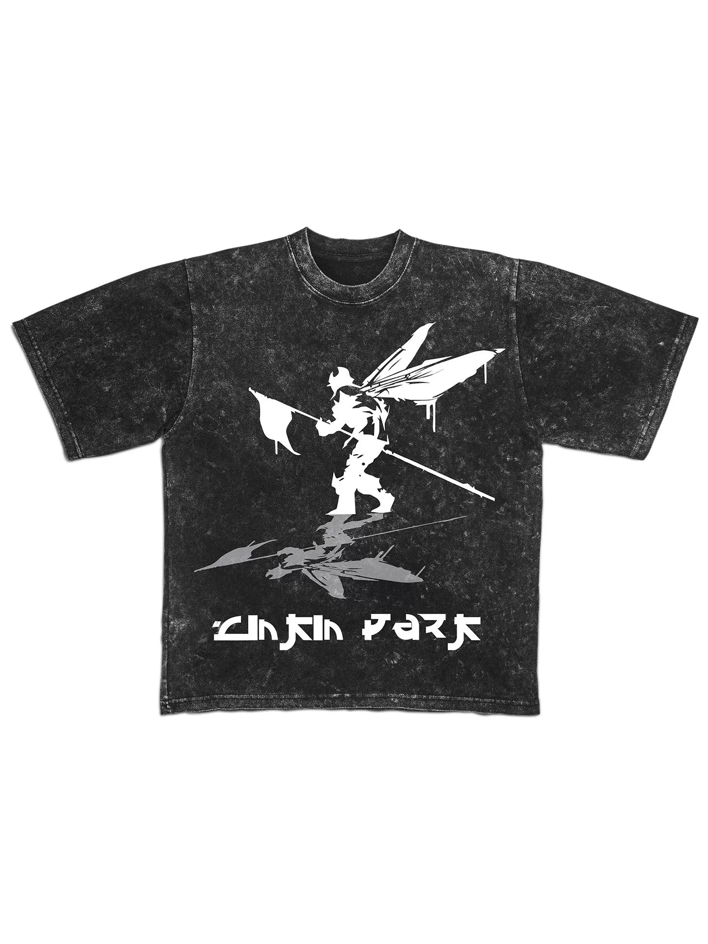 Linkin Park20周年重工水洗纪念款 美版复古摇滚 林肯公园短袖T恤 (1)