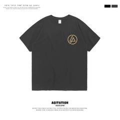 摇滚乐队linkin park林肯联合公园混合理论纯棉圆领短袖T恤男夏季 (15)