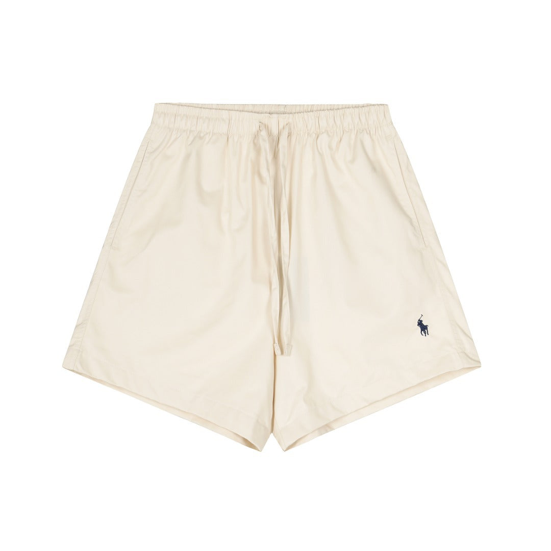 High version RL summer classic Ralph Lauren pony logo war horse embroidery casual simple loose beach shorts