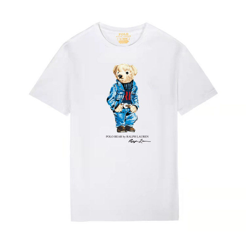 Ralph Lauren Polo Bear Cotton Crew Neck T-Shirt – Premium Short Sleeve Tee