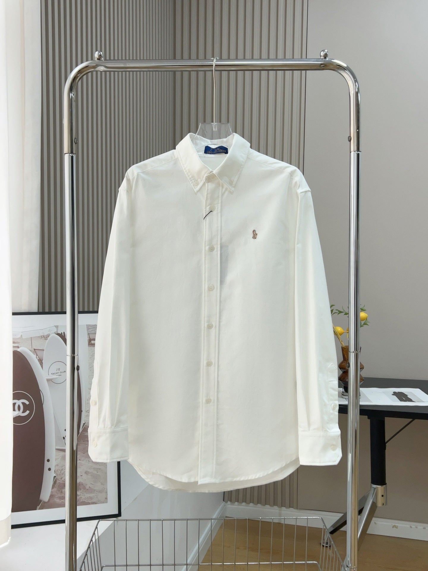 Ralph Lauren Men's Classic Fit Long Sleeve Casual Shirt – Premium Cotton Button Down
