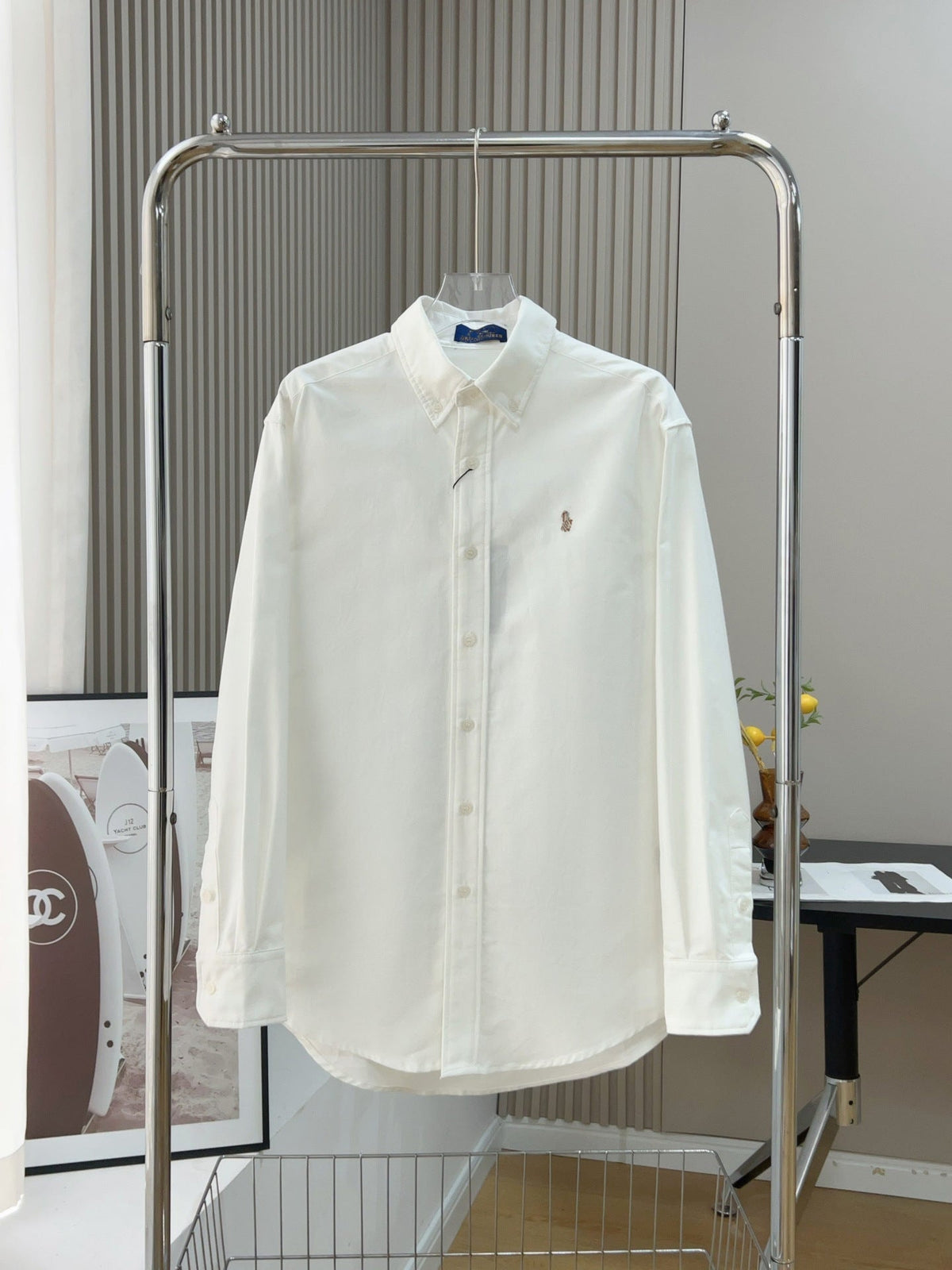 Ralph Lauren Men's Classic Fit Long Sleeve Casual Shirt – Premium Cotton Button Down