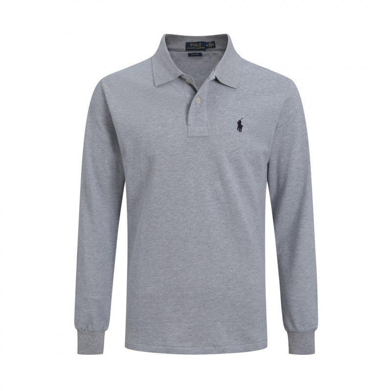 Ralph Lauren Classic Cotton Polo Shirt – Long Sleeve Smart Casual Top