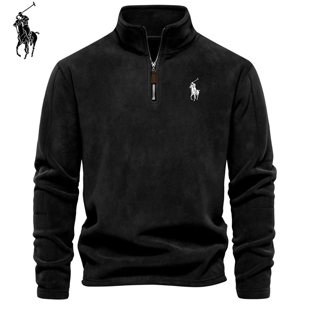 Ralph Lauren Prestige Zopfmuster-Wollstrickpullover