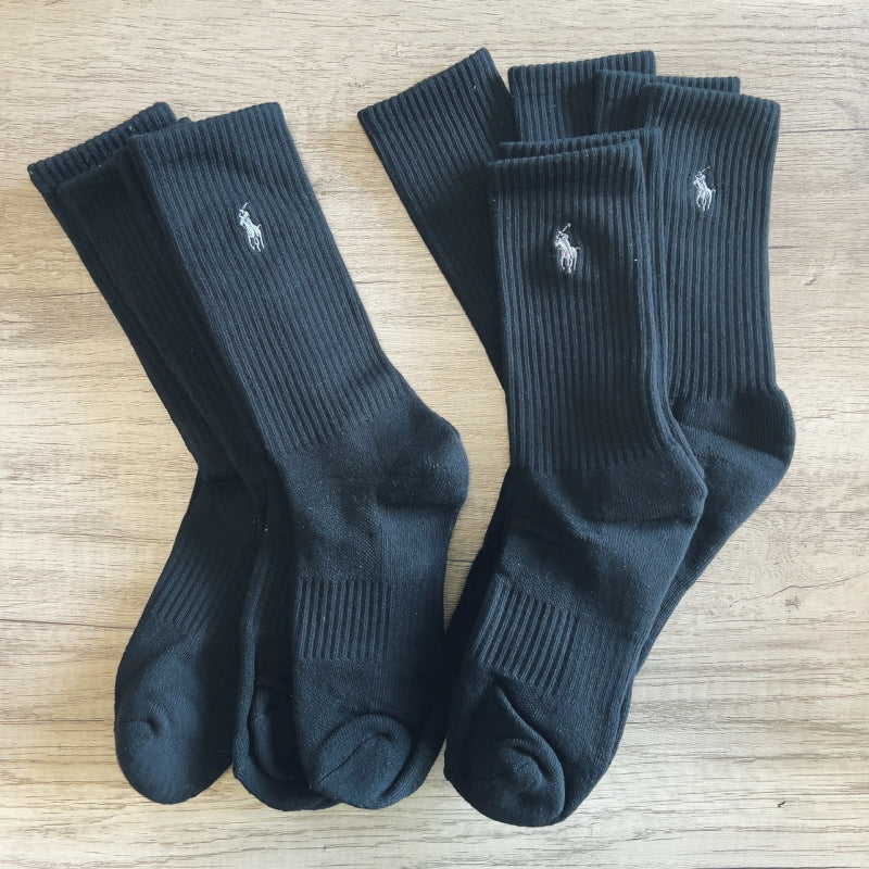 Ralph Lauren Men's Premium Cotton Crew Socks – Soft Breathable Everyday Comfort