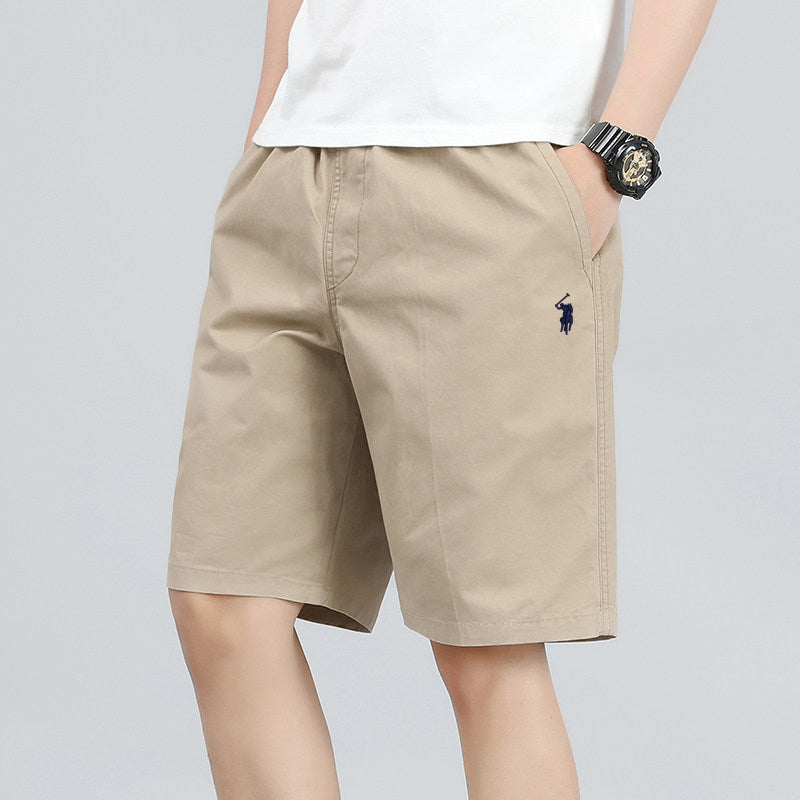 Ralph Lauren Men's Cotton Casual Shorts – Classic Loose Fit Summer Shorts