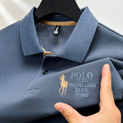 Men's Short Sleeve Polo Shirt – Classic Collared Cotton T-Shirt
