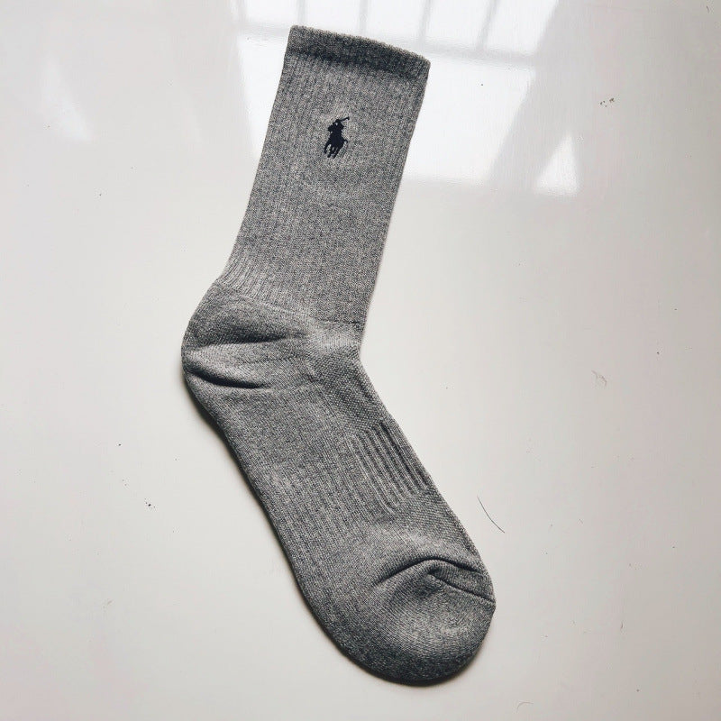 Ralph Lauren Men's Premium Cotton Crew Socks – Soft Breathable Everyday Comfort
