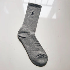 Ralph Lauren Men's Premium Cotton Crew Socks – Soft Breathable Everyday Comfort