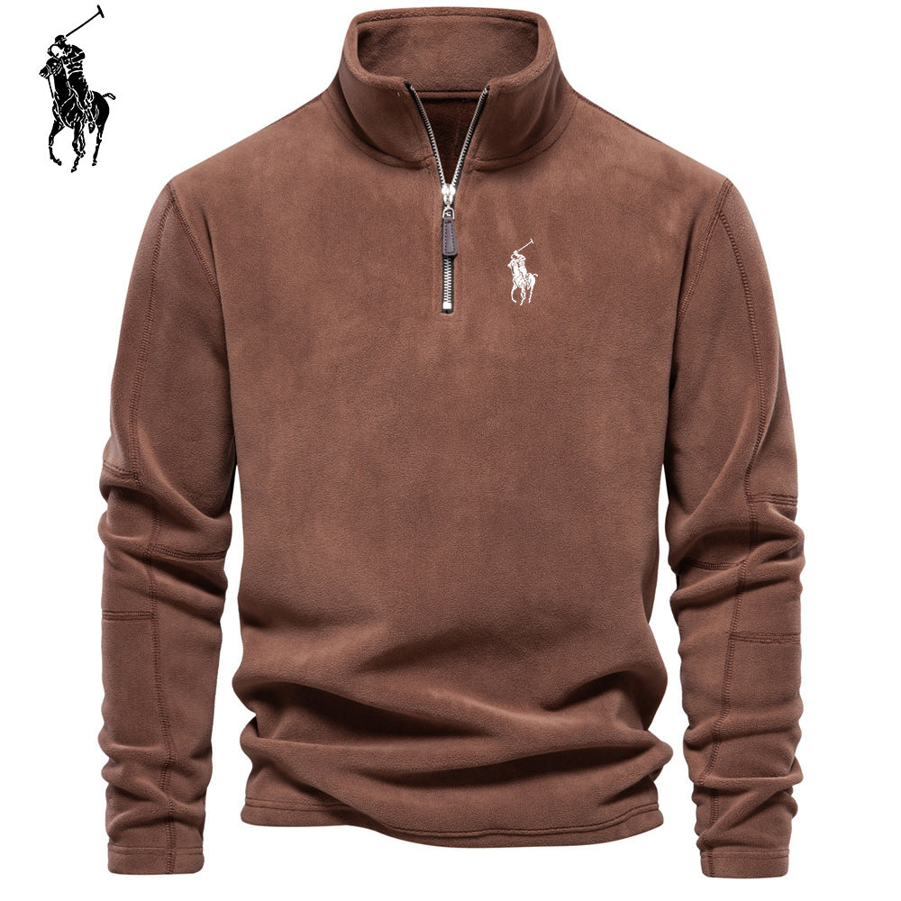 Ralph Lauren Prestige Zopfmuster-Wollstrickpullover