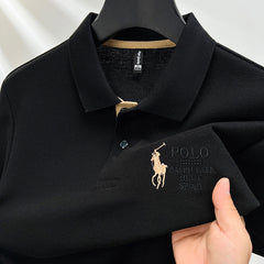 Men's Short Sleeve Polo Shirt – Classic Collared Cotton T-Shirt
