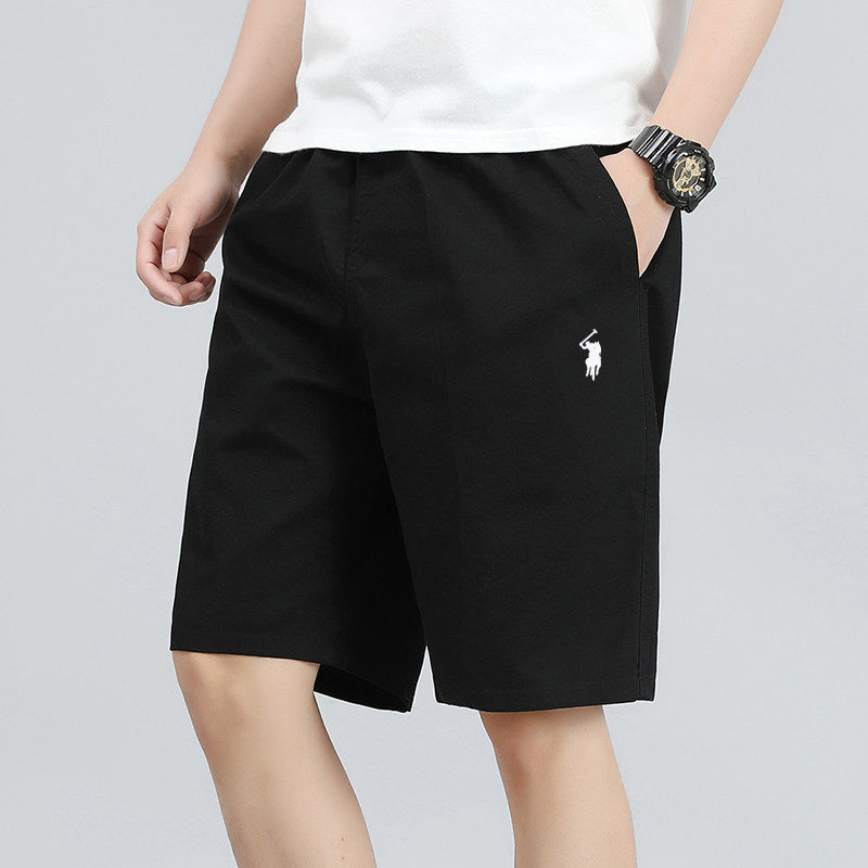Ralph Lauren Men's Cotton Casual Shorts – Classic Loose Fit Summer Shorts