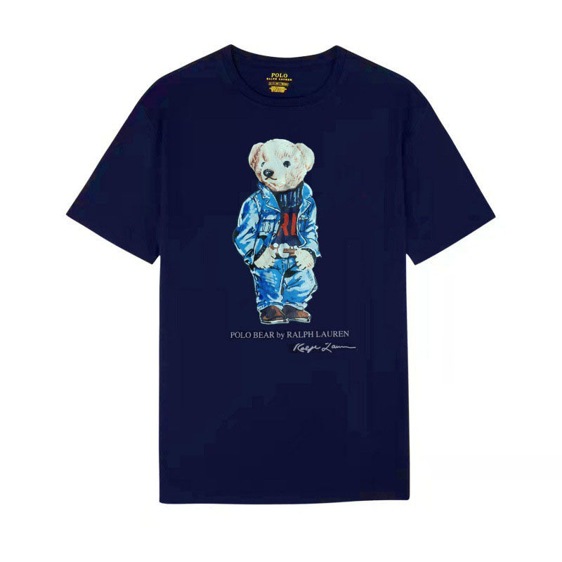 Ralph Lauren Polo Bear Cotton Crew Neck T-Shirt – Premium Short Sleeve Tee