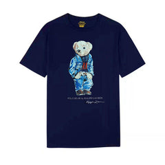 Ralph Lauren Polo Bear Cotton Crew Neck T-Shirt – Premium Short Sleeve Tee