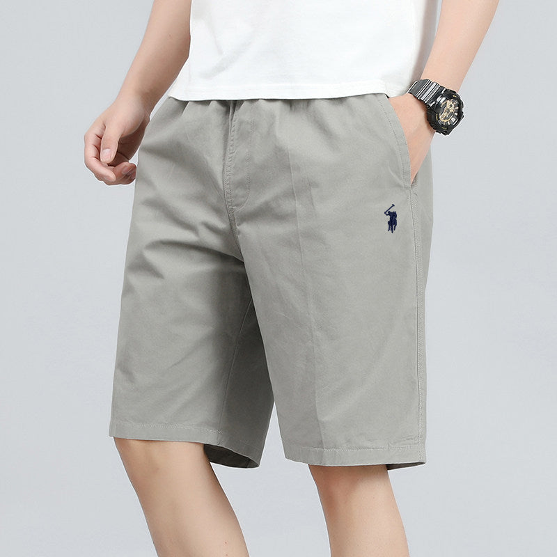 Ralph Lauren Men's Cotton Casual Shorts – Classic Loose Fit Summer Shorts