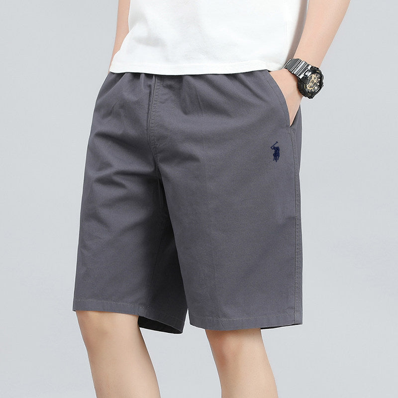 Ralph Lauren Men's Cotton Casual Shorts – Classic Loose Fit Summer Shorts
