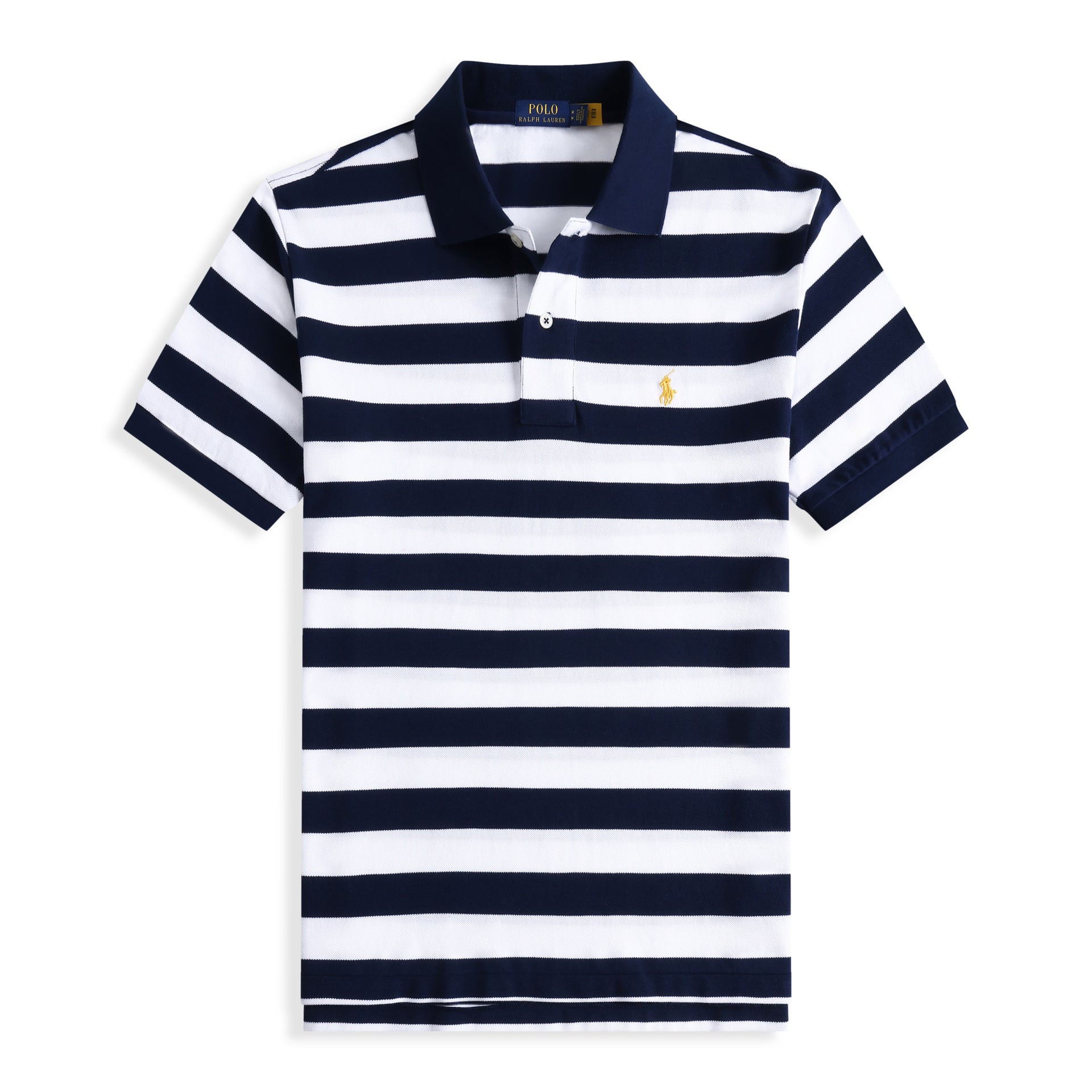 Ralph Lauren Classic Striped T-Shirt – Premium Cotton Crew Neck
