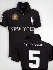 Men's Premium Cotton USA City Polo Shirt – Short Sleeve Classic Collar Tee