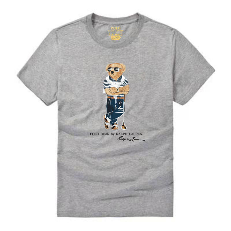 Ralph Lauren Polo Bear Graphic T-Shirt – Premium Cotton Short Sleeve Crew Neck