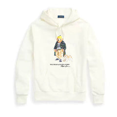 Ralph Lauren Men's Polo Bear Printed Hoodie – Premium Cotton Streetwear Sweatshirt