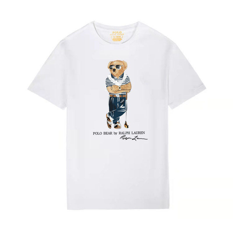 Ralph Lauren Polo Bear Graphic T-Shirt – Premium Cotton Short Sleeve Crew Neck